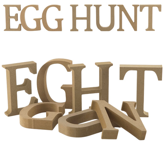 EGG HUNT | Create Your Own Wood Easter Word | 8cm or 13cm Wood Letters